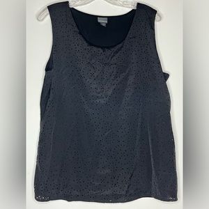 Covington Black Laser Cut Top